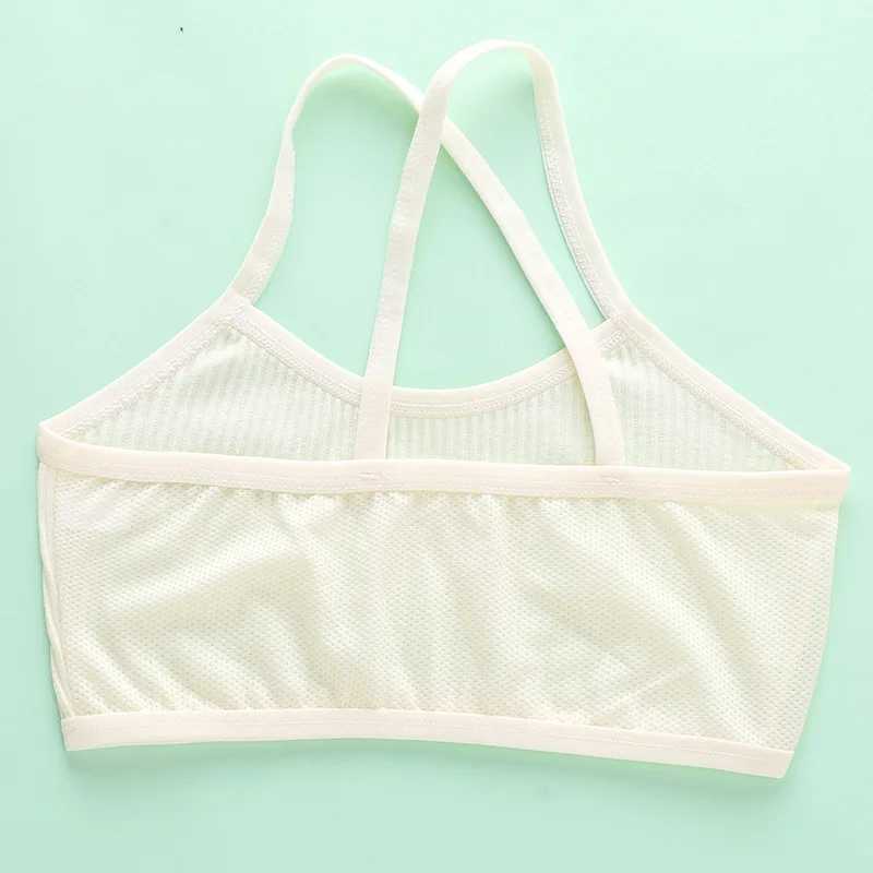 Camisole Camisole Girl Bra Tops 12 years Underwear Lingerie ren Sport Training Bras Tank s Undies Thin Comfort Undercloth 7-14T WX5.31