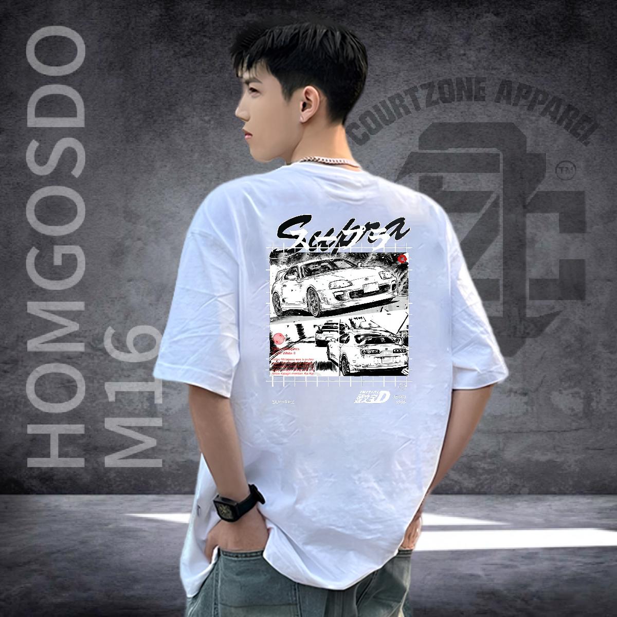 Loose Mens Tshirts O-Neck Short Sleeve Cotton Daily Outfit Man T Shirts Customized Print 2024 Summer Tops Shirt