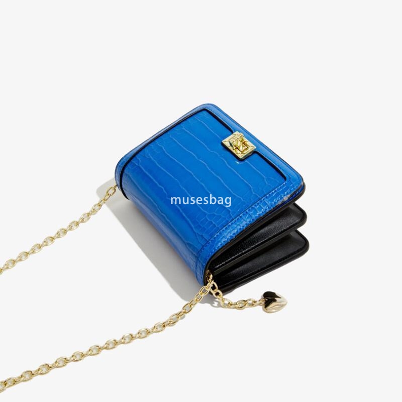New high-end PU crossbody bag commuting and leisure shoulder bag fashionable and versatile small square bag versatile and elegant bag
