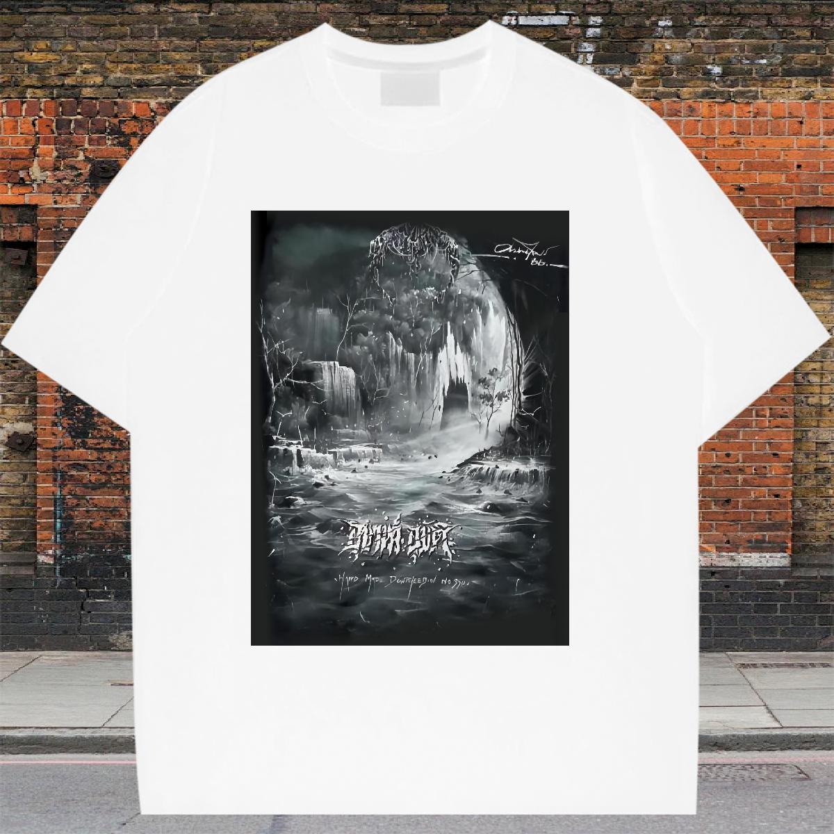 Unisex Men Tops Tees Crew Neck Cotton Casual T shirt Black White Designer Tee Shirt