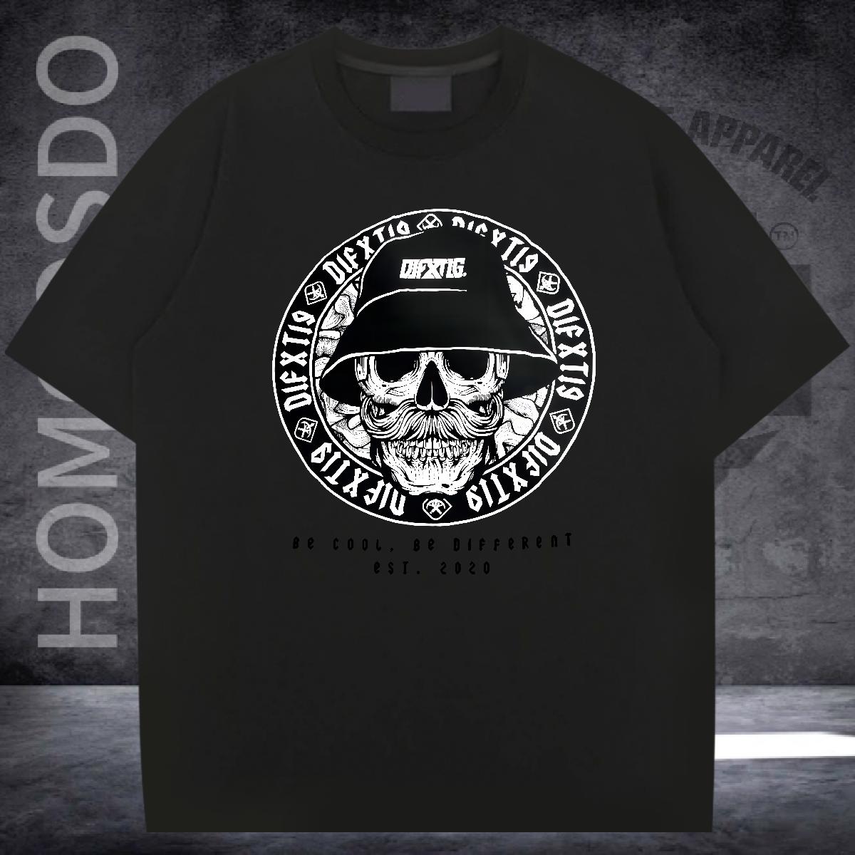 Fashion T shirt DIY Logo Street Men Tshirts Cotton Breathable Wholesale Top Tees