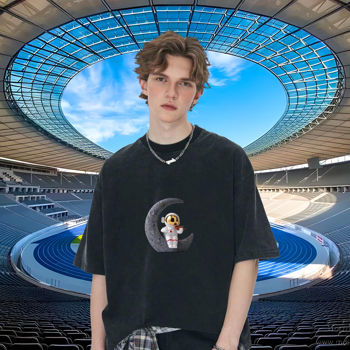 Loose Mens T Shirts Hip Hop Breathable Short Sleeve Mens Tshirts Wholesale Black White Tops Shirt