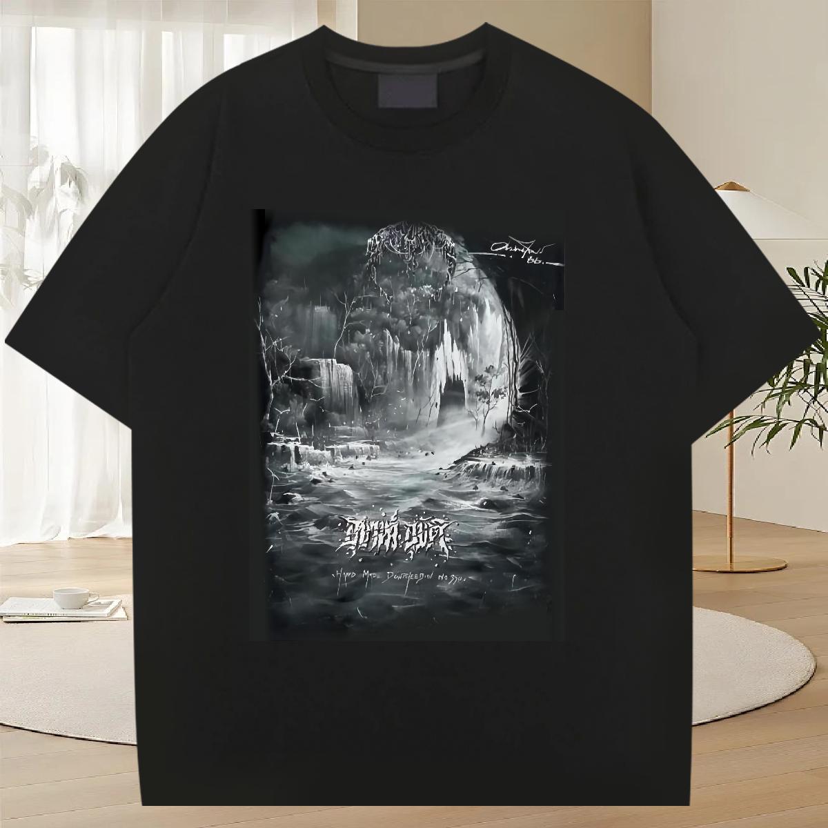 Cool Design Men Tshirts Short Sleeve Cotton O-Neck Outdoor T Shirts Men Oversized 2024 DIY Tops Shirt