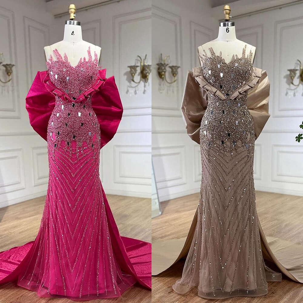 Mermaid Evening Dress - Elegant Beaded Formal Gowns For Women Party