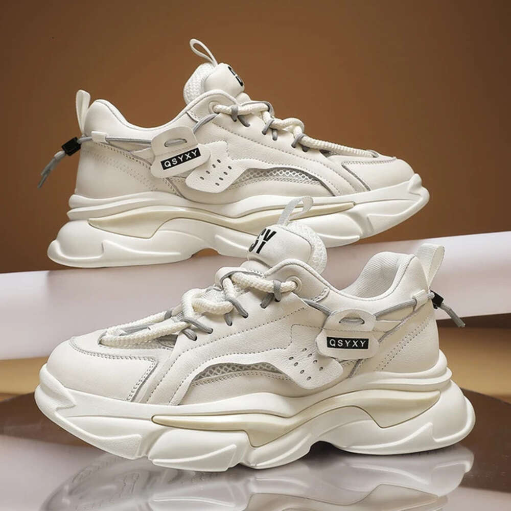 Ddmysports New Men S Sneakers Street Fashion Trend Casual Comfortable Lightweight Non Slip Running Thick Sole Walking Shoes OUTDOOR