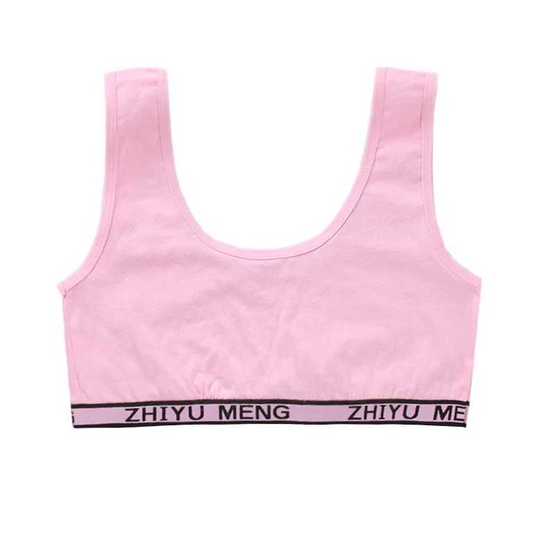 Camisole Camisole 8-18 Cotton Youth Girls Training Bra Youth Tank Top Wireless Lace Tank Top Direct Shipping KF020 WX5.31