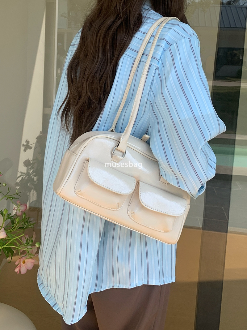 High quality women's bag, underarm bag, fashionable and casual tote bag, business shopping bag, retro large capacity, classic luxury mini designe