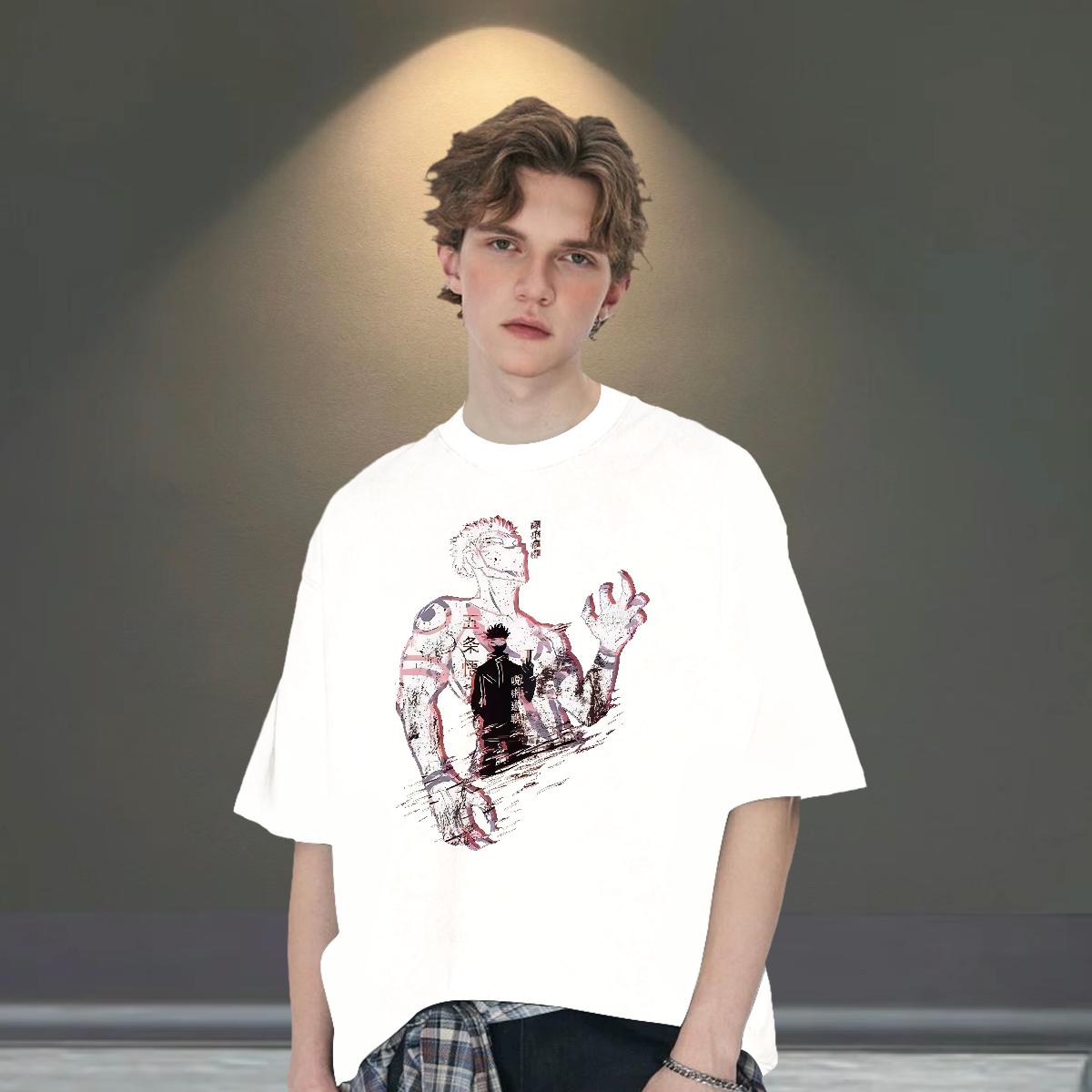 Classic T shirt Casual Daily Wear O-Neck Short Sleeve Cotton Mens Tshirts Fashion Casual Skull Top Tees