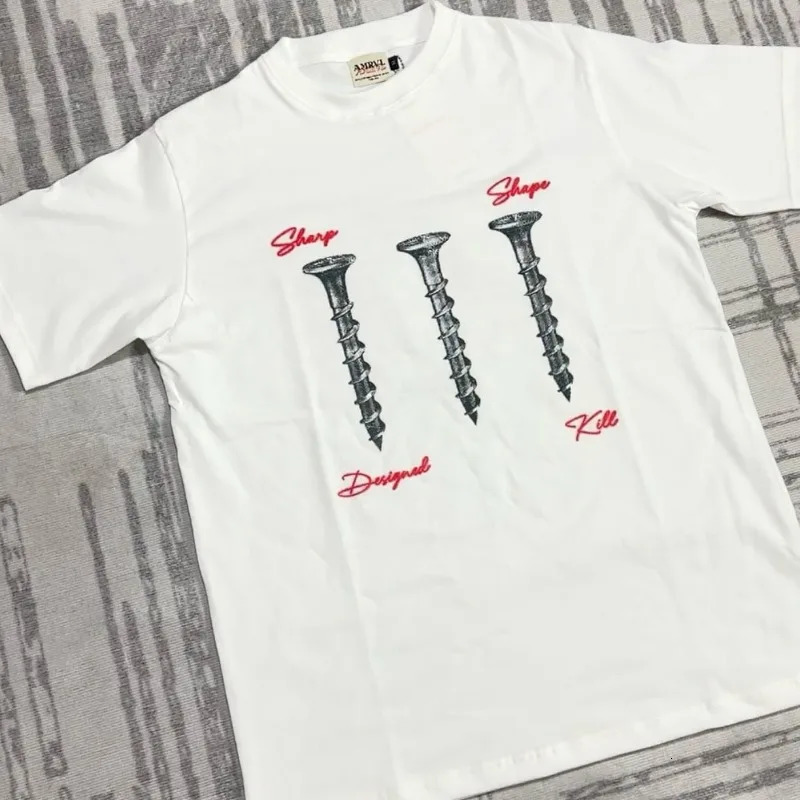 American fashion hip hop letter pattern printed T-shirt women Y2k short sleeve top loose street Harajuku oversized T-shirt 240529