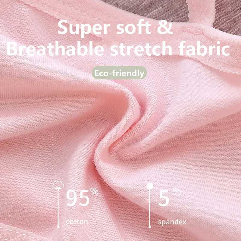 Camisole Camisole 4 pieces/batch girl training bra cotton underwear suitable for comfortable and soft girls breathable bra filling for teenage girls W