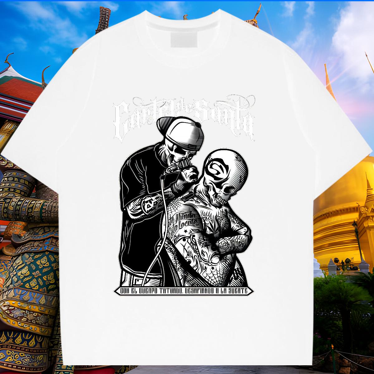 Cool T Shirt For Man Outdoor O-Neck Short Sleeve Cotton Tshirts Customized White Plus Size Clothings