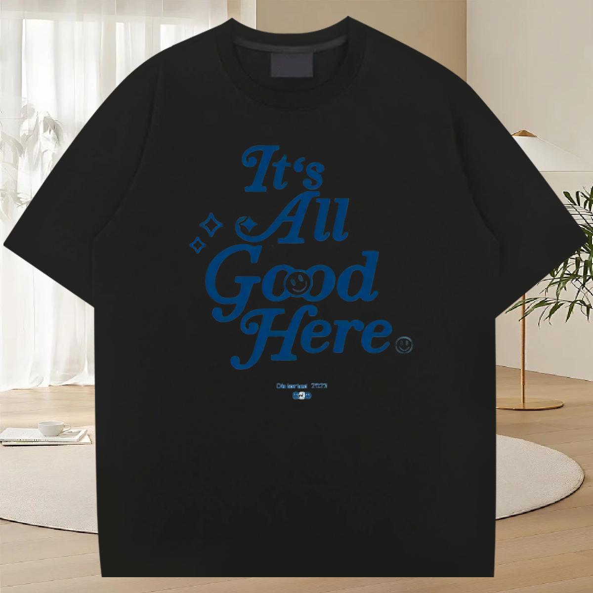 Classic Men Clothes T-Shirt 180g Cotton High Street Hip Hop T-Shirts for Men Cartoon Printing S-3XL Brand Top Tees