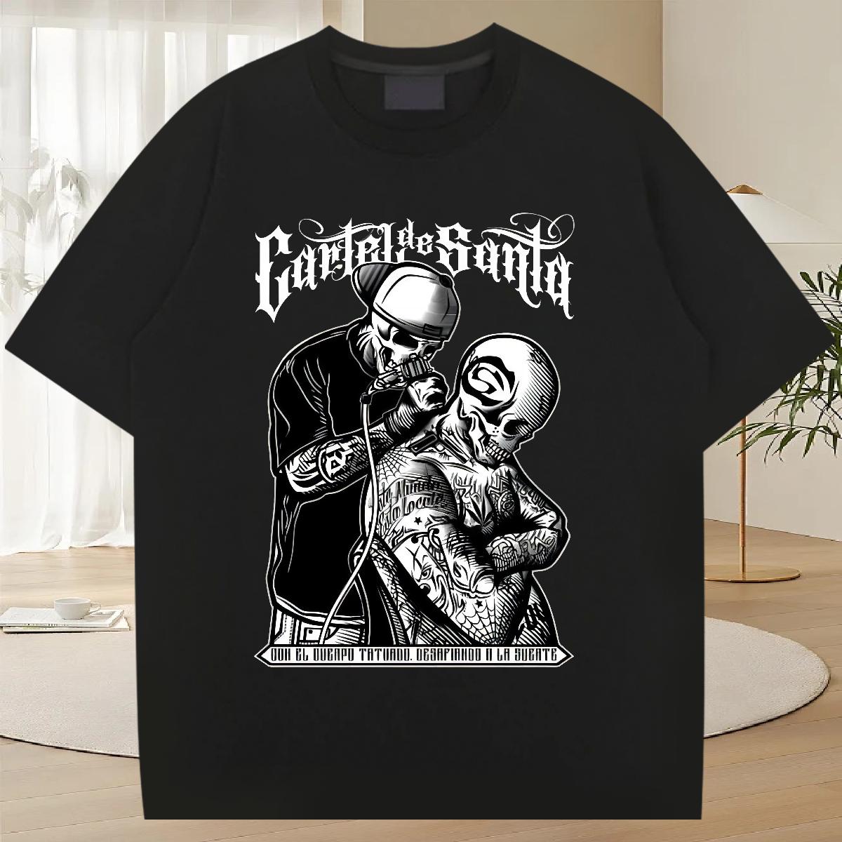 Unisex T shirt Street Round Neck Short Sleeve Men Tshirts 2024 DIY Plus Size Custom Tees Shirts