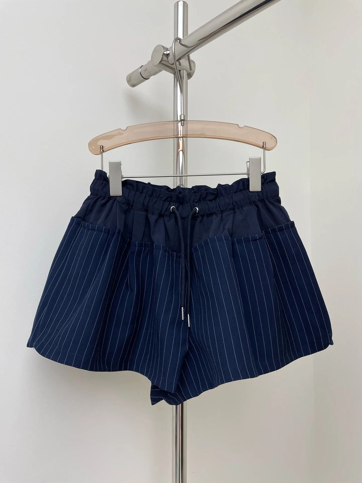 Summer 3D Skirt Pants Striped Fluffy Skirt Slimming Fashion Versatile Womens Shorts 240603