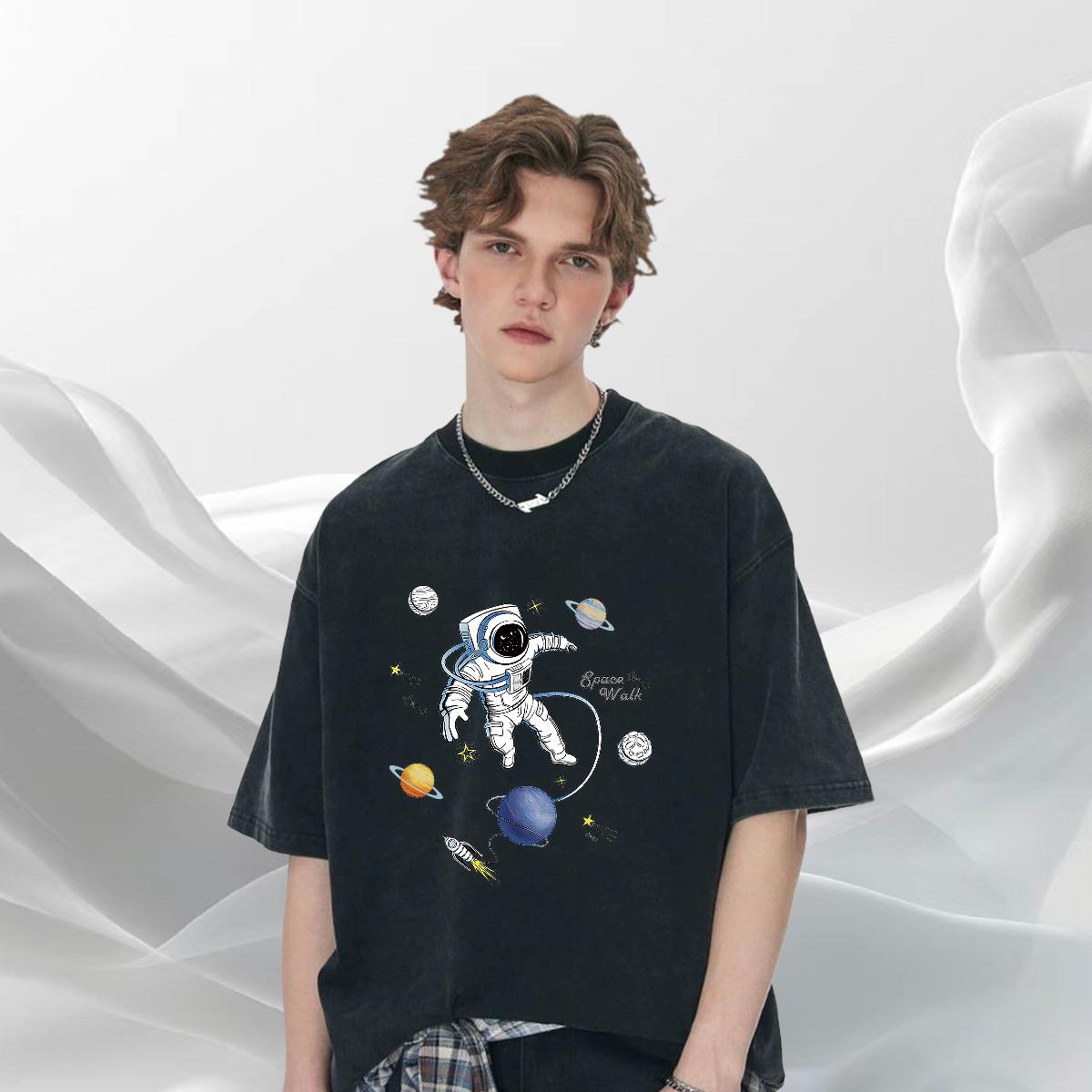 Soft Man T Shirts Casual Daily Wear O-Neck Short Sleeve Cotton Men Clothes T-Shirt Stylist Custom Printing Top Tees