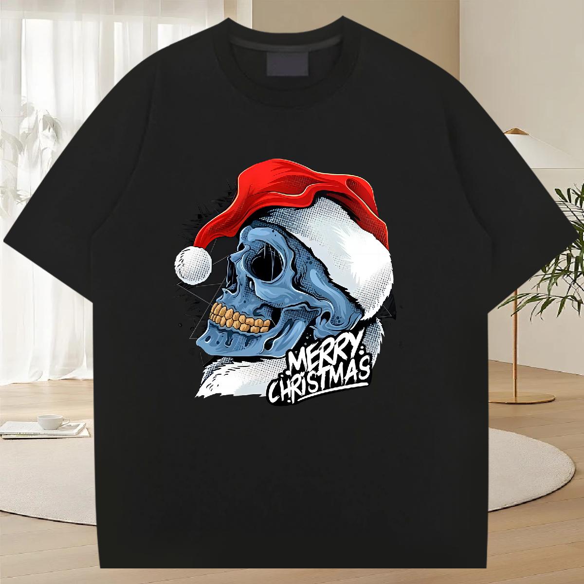 Loose T-Shirts High Street Hip Hop Breathable Crew Neck Men Clothes T-Shirt Wholesale Custom Printing Tees