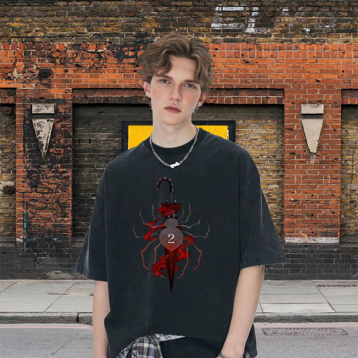 Loose Fit Men Tshirts Cotton O Neck Short Sleeves Daily Outfit T Shirt For Man DIY New Tops Shirt