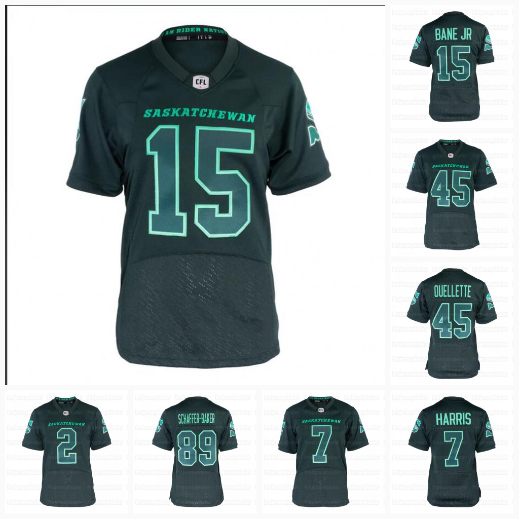 2024 Saskatchewan Roughriders CFL Rider Nation Football Jerseys Shawn Bane Jr. Ouellette Trevor Harris Alford Kian Schaffer-Baker Ajou Allen Bertrand-Hudon