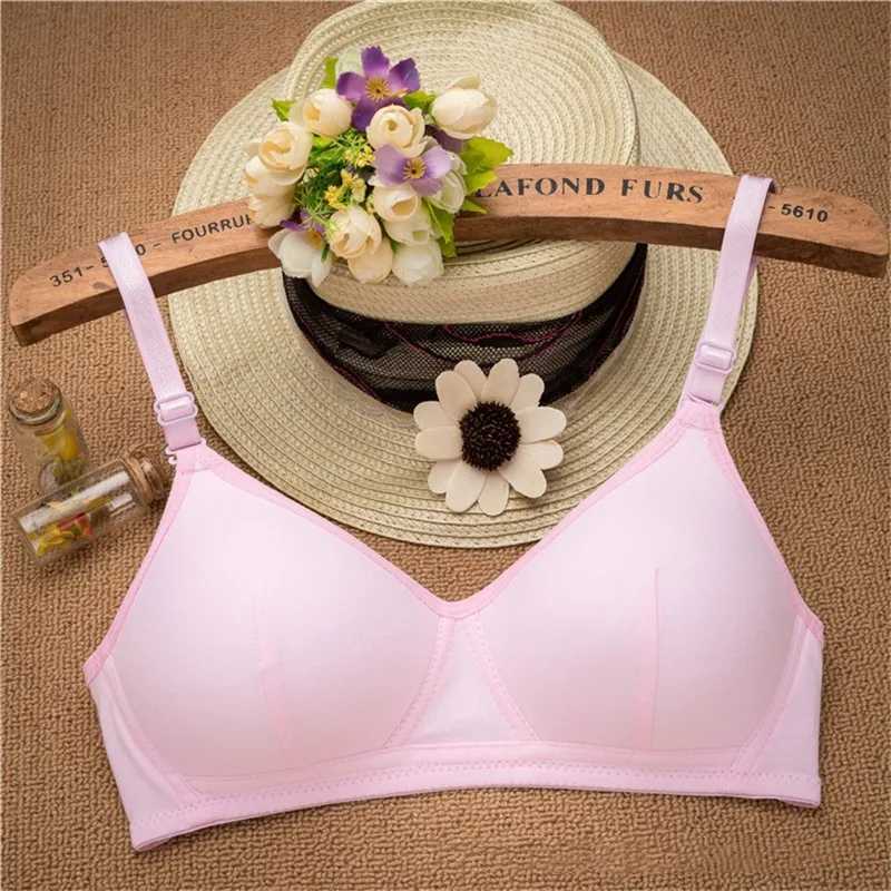 Camisole Camisole Girls First Wireless Training Bra Teenage Girl Underwear Teen ren Thin Cup Bra 12-18Y Youth Small Breast Bra WX5.31