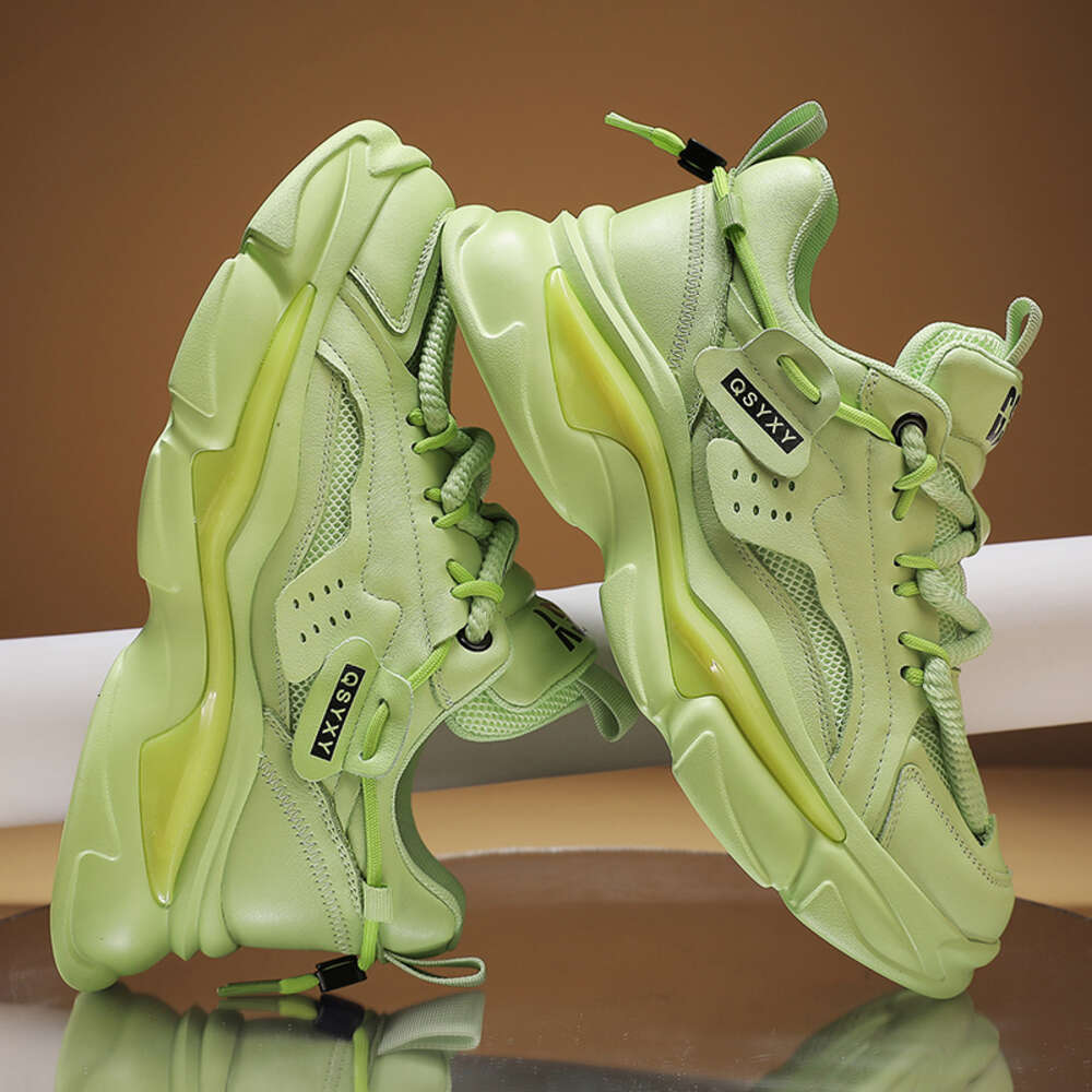 Ddmyoutdoor New Men S Sneakers Street Fashion Trend Casual Comfortable Lightweight Non Slip Running Thick Sole Walking Shoes