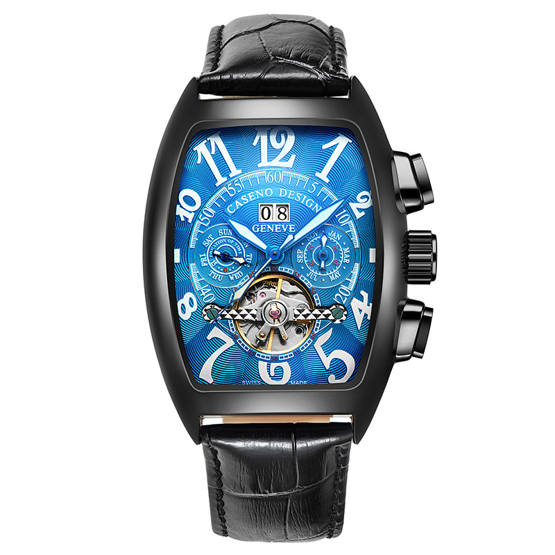 Wristwatches Top Brand F-Muller Men's Watches Tourbillon Automatic&Quartz 3bar Waterproof Watch Men FOR-FRANCK Mechanical Wristwatch