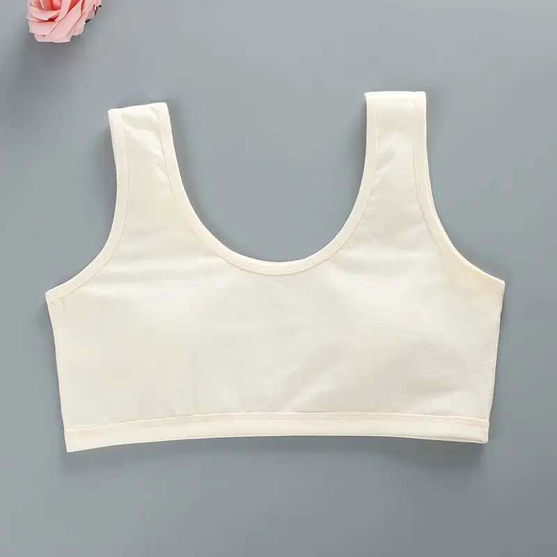 Camisole Camisole 3pcs/Lot Teenage Girls Training Bras Girl Bra Underwear Solid Cotton Letter Print Underclothes for ren s Brassiere WX5.31
