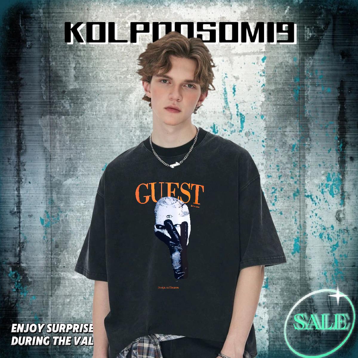 Custom T shirt Cartoon Printing S-3XL Street Wear Couples T Shirts Round Neck Short Sleeve Unisex Tees Shirts