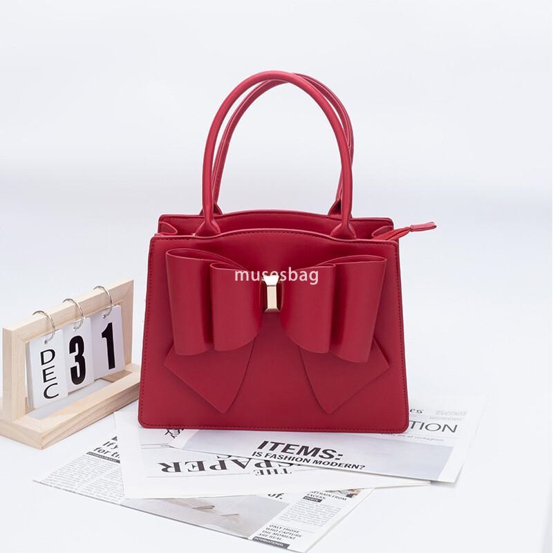High quality women's bag retro crossbody bag bow large capacity bag women's handbag designer shopping bag classic high-quality mini tote bag