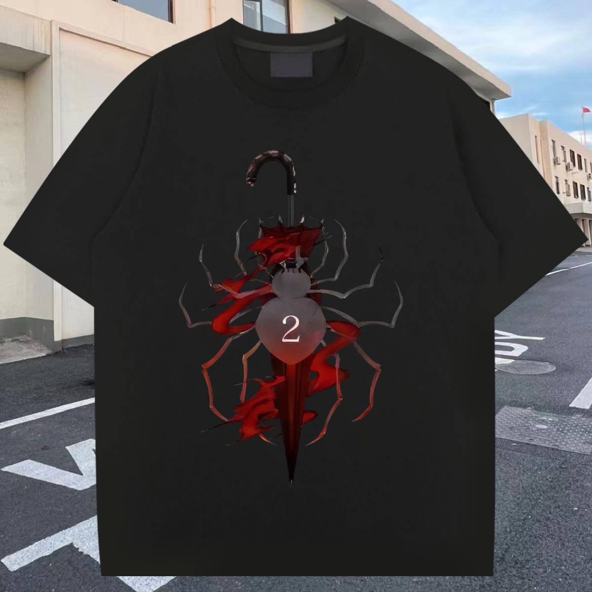 Soft Men Tshirts Breathable Short Sleeve Daily Wear T-Shirts for Men Cartoon Printing S-3XL Fashion New Tops