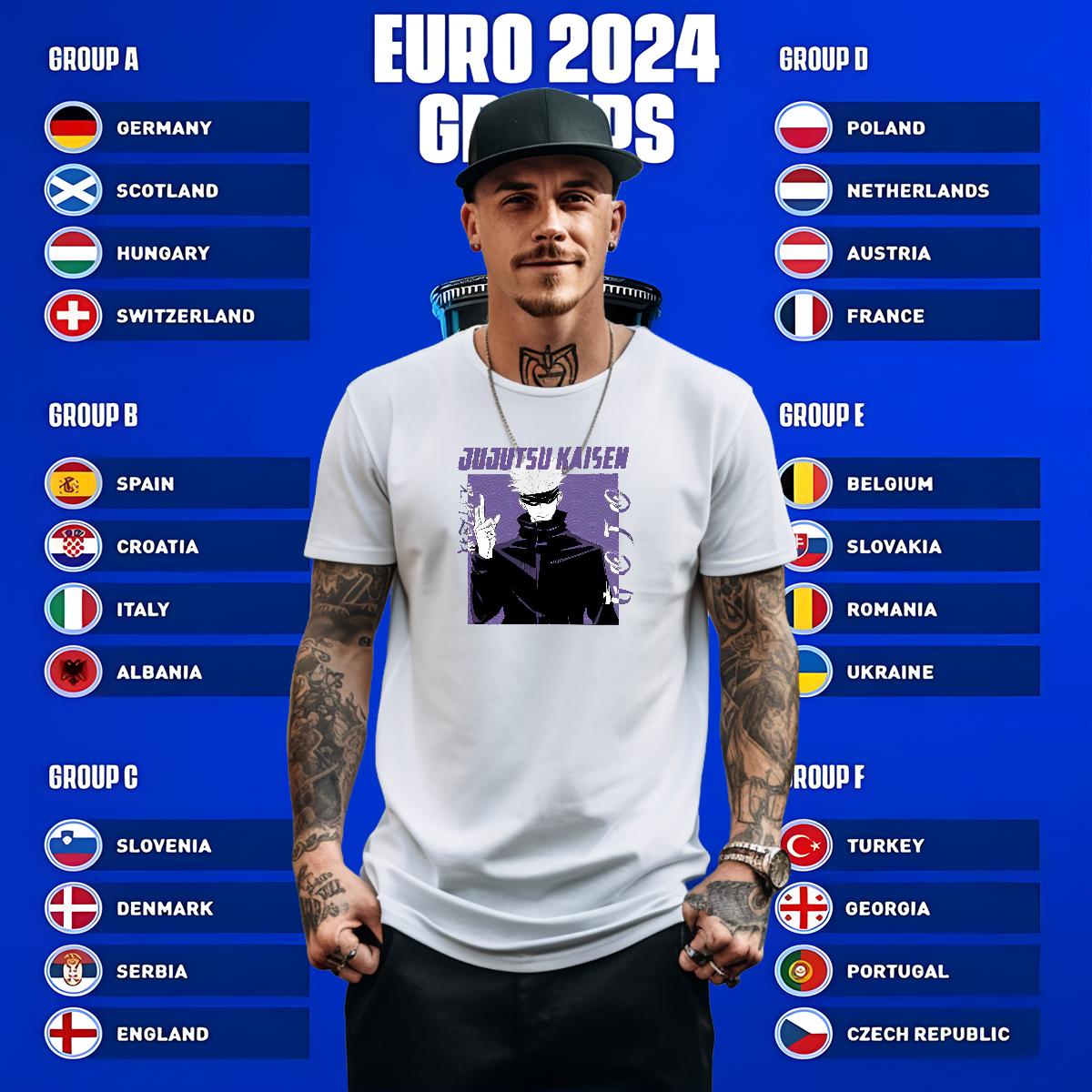 2024 T Shirts Men Short sleeve Cotton Soft Street wear Hip Hop Men Clothes T-Shirt Anime Print Loose Fit Polos