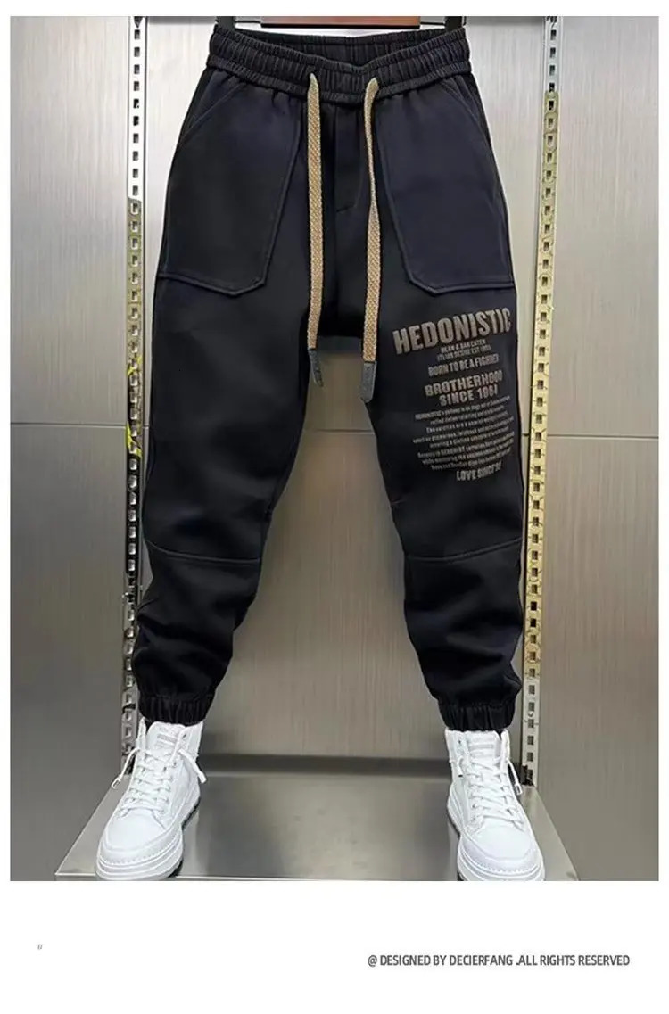 Casual Cargo Pants For Men Korean Fashion Trousers Baggy Sweatpants Gym Jogger hip hop Streetwear y2k man pants Autumn Trousers 240527