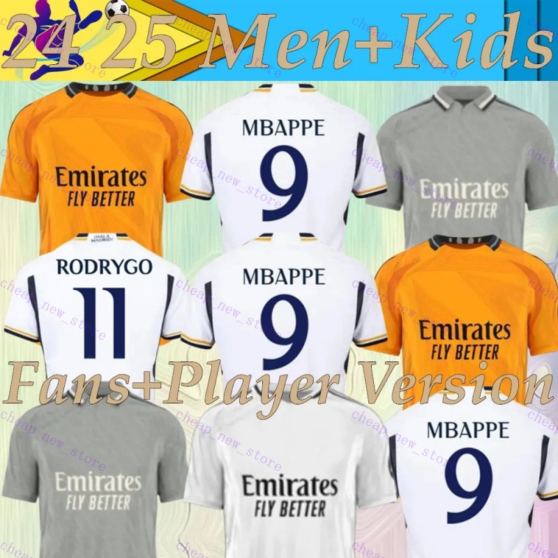 23/24 BELLINGHAM VINI JR soccer jerseys MBAPPE Tchouameni 2023 2024 football shirt Real Madrids CAMAVINGA Rodrygo MODRIC Camisetas men kids kit uniforms fans