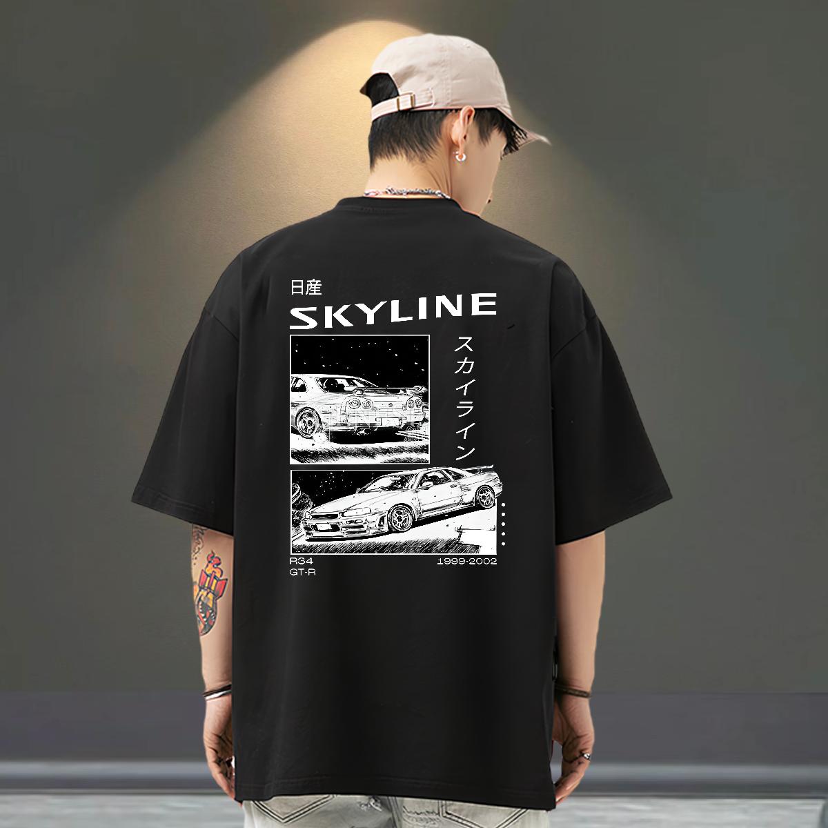 Soft T-Shirts Daily Outfit Cotton Breathable Short Sleeve Men Clothes T-Shirt Designer Fashion Graphic Tee Shirt