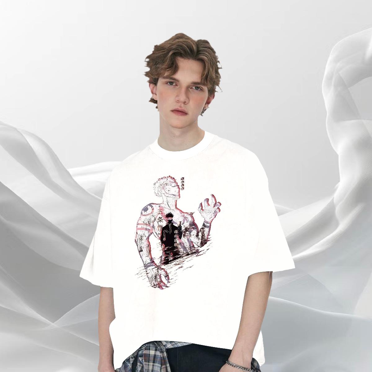 Cool Design Mens T Shirts High Street Hip Hop Breathable Crew Neck Cotton Men Tops Tees 2024 DIY Custom Print Plus Size Tshirts