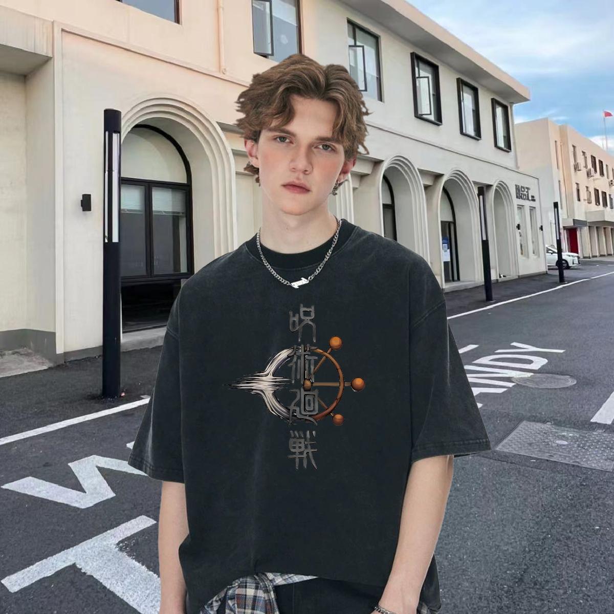 Designer T Shirts Men Custom Cartoon Men Tees Daily Outfit Round Neck Short Sleeve Wholesale Top Tees