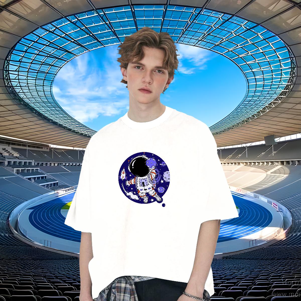 Designer Man T Shirts High Street Hip Hop Cotton Breathable Short Sleeve Couples T Shirts 2024 DIY DIY Logo Clothings