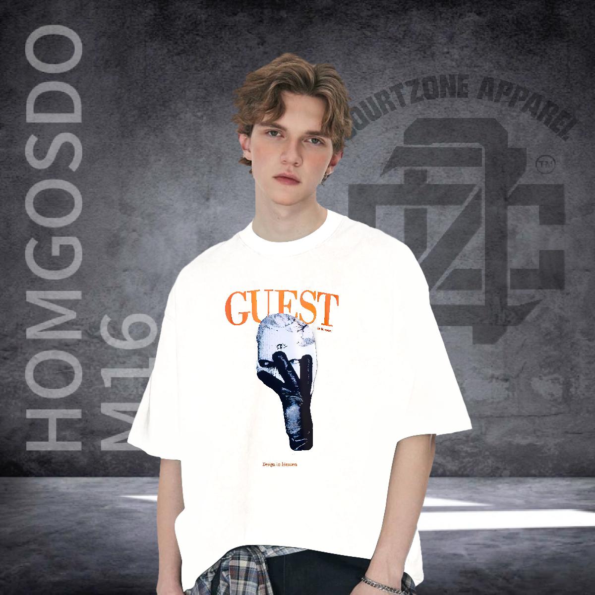 DIY Customized T-Shirts Black Oversized Summer Casual Men Tops Tees 180g Cotton Unisex Clothings