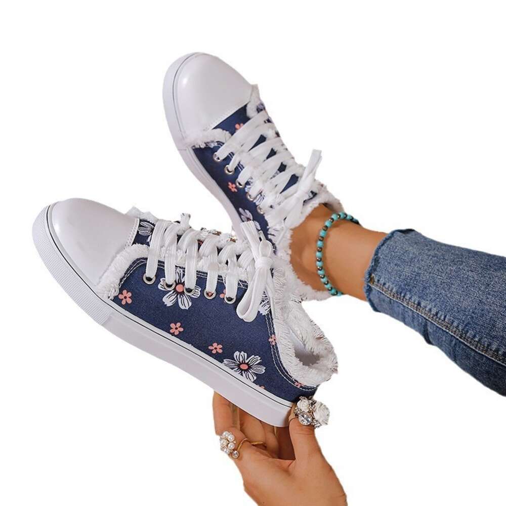 Ddmytiger Ddmytiger Lace Up Casual Rubber Slippers Low Women S Round Toe Flat Heels Shoes Light And Stylish