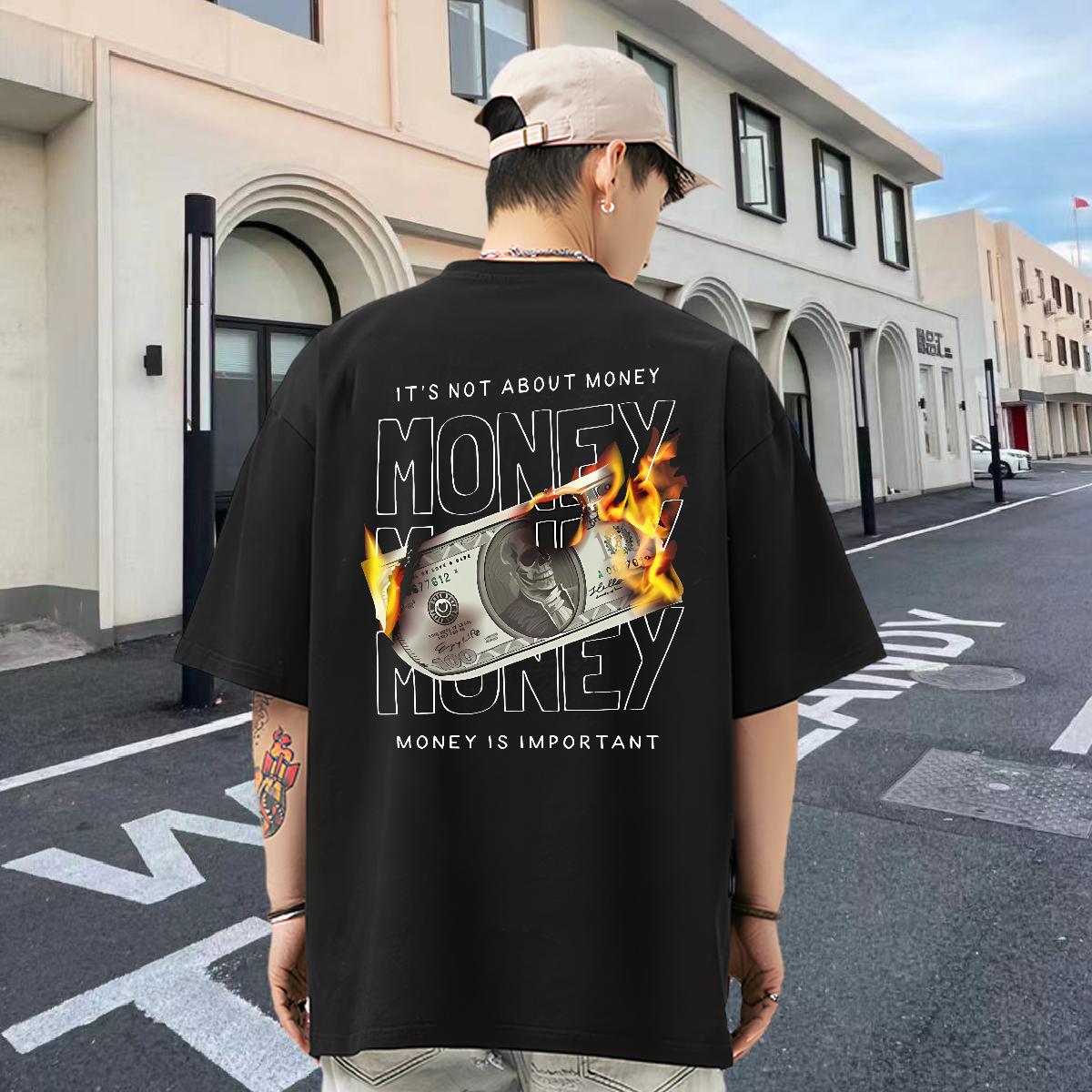 2024 Designer T-Shirts Breathable Crew Neck Cotton Casual Mens Tshirts Black Oversized Comfortable Tees Shirts