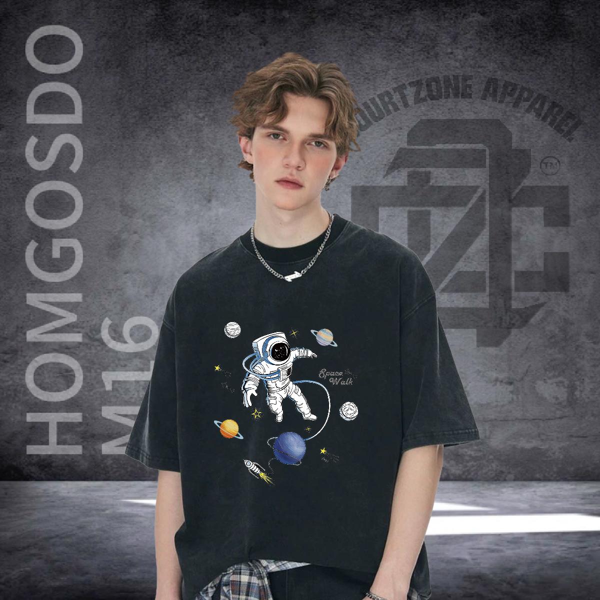 Designer T-Shirts Plus Size Cartoon Men Tees Sports Casual Crew Neck Cotton 5A Clothes