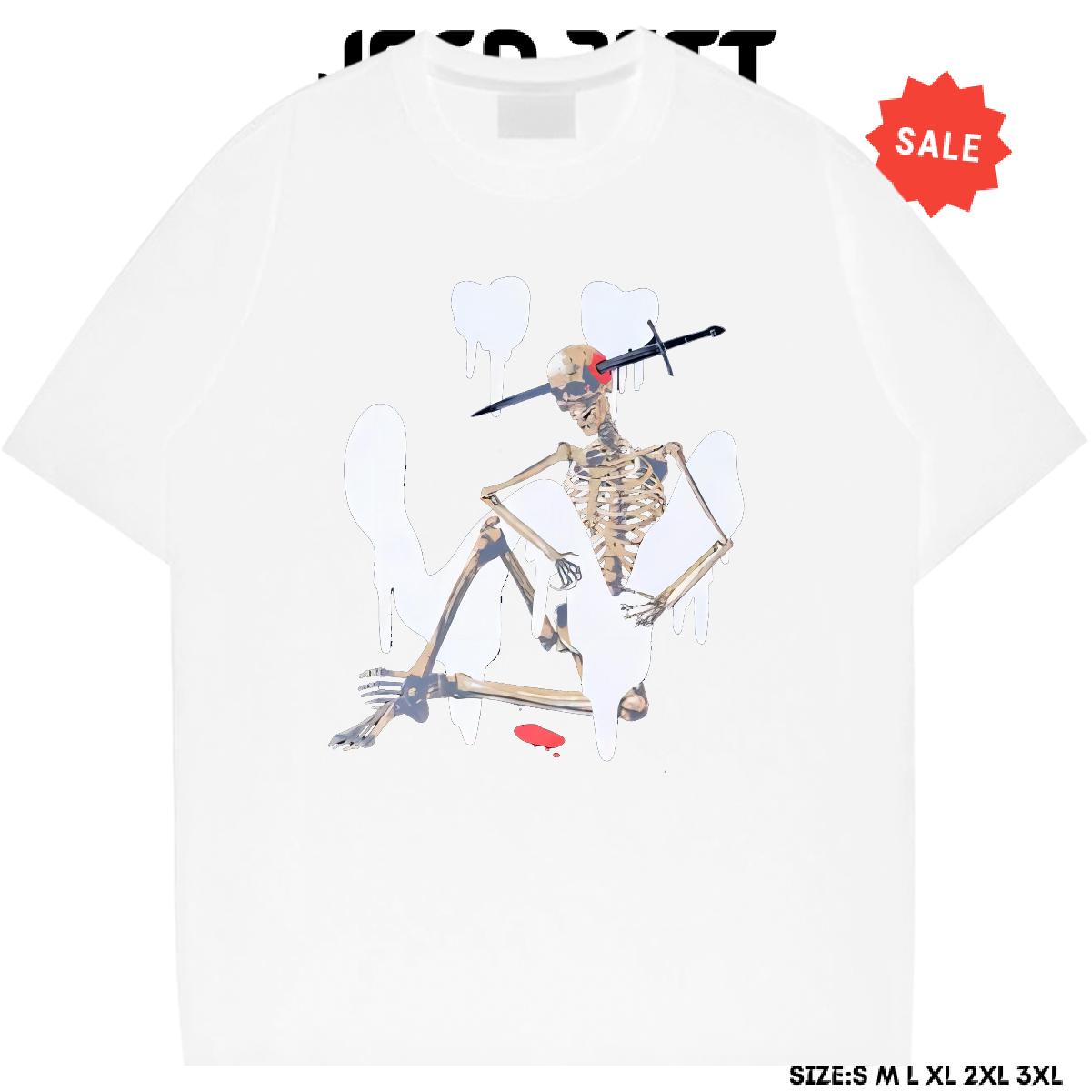 Wholesale Mens T Shirts Anime Print Summer Casual Men Tshirts 180g Cotton Brand Tops Tees