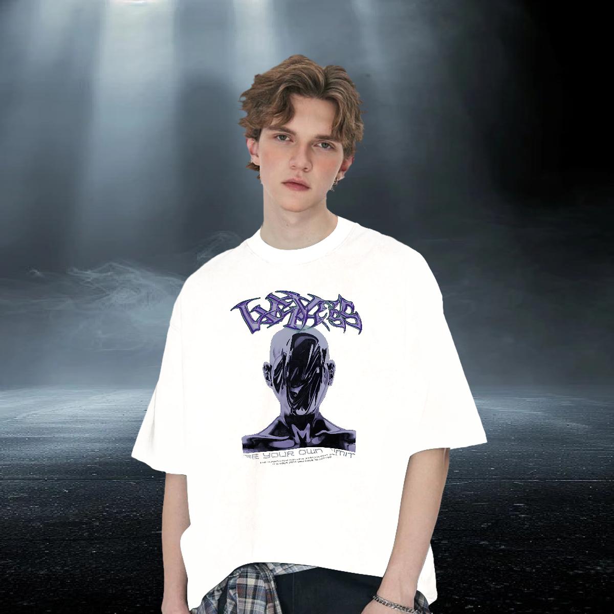 Comfortable Men Tees 180g Cotton Casual Beach T Shirts Men Floral Print 2024 Summer Polos