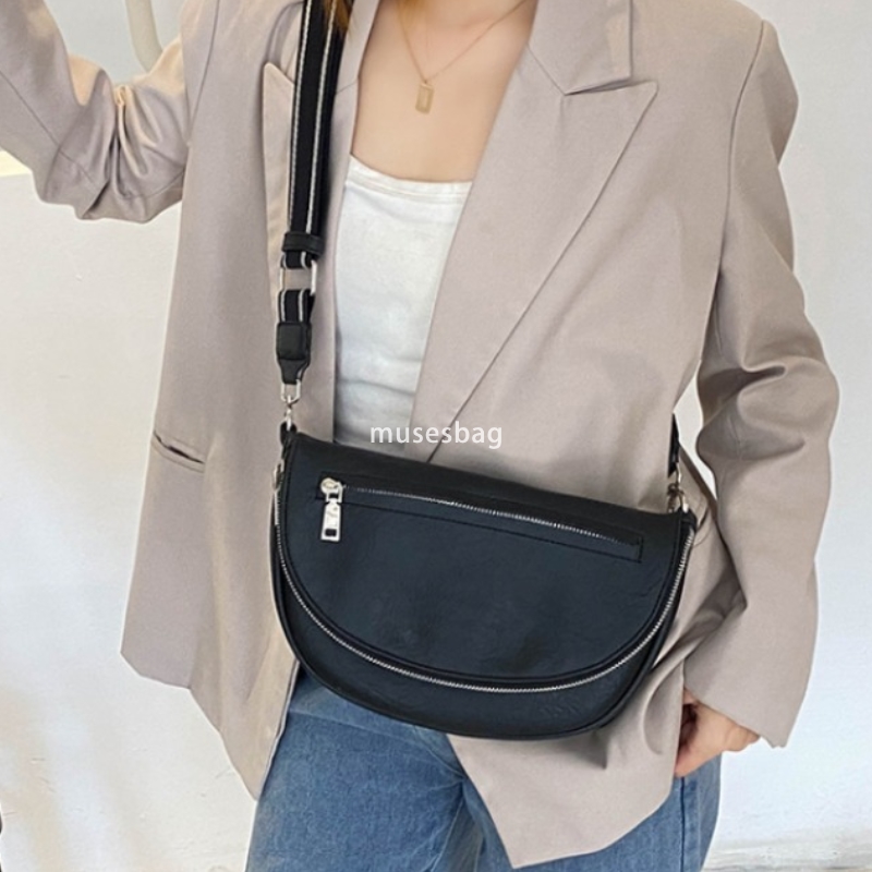 New high-end crossbody dumpling bag large capacity single shoulder bag multifunctional PU women's bag fashionable bag