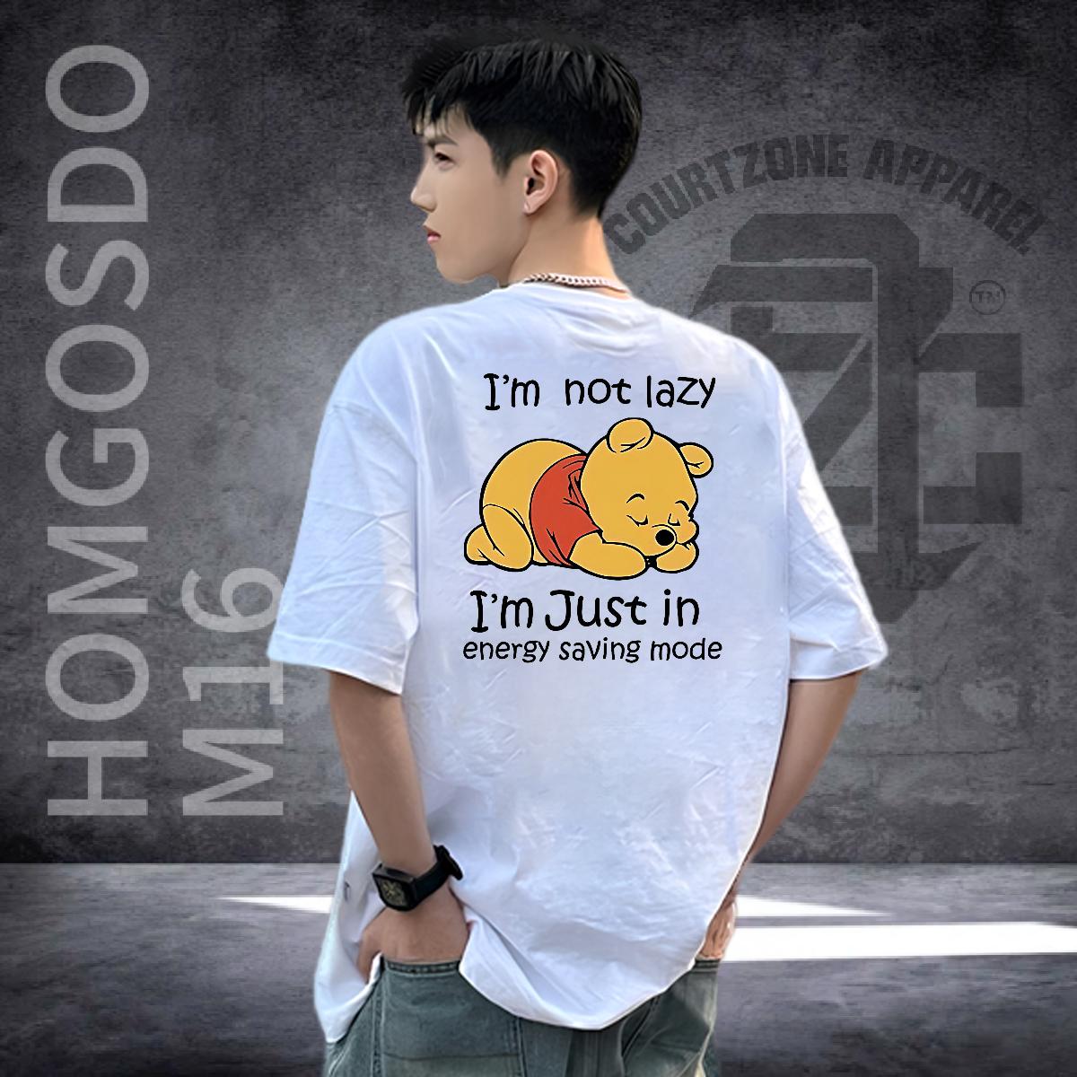 Fashion Casual Man T Shirts Asian Size Street Wear Tshirt for Man Woman Crew Neck Cotton Loose Top Tees