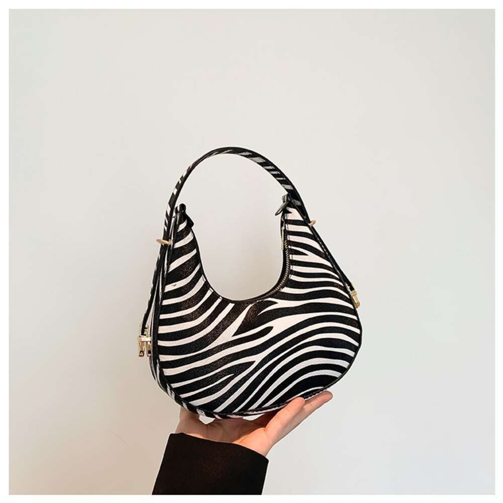 2025 New Women s Zebra Crossbody Bag Shoulder Bag Fashion Designer Elegant Classic Natural Minimalist Style Mini Handbag Wallet Lipstick Storage Bag F