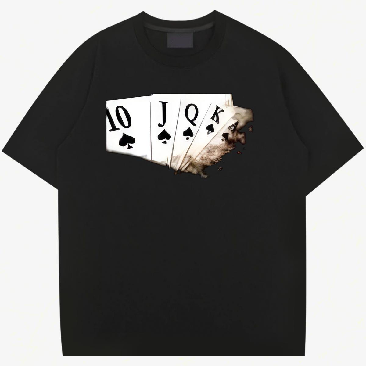 Designer Fashion Men T Shirts Floral Print Men Tees Daily Outfit Breathable Crew Neck Cotton Soft Wear