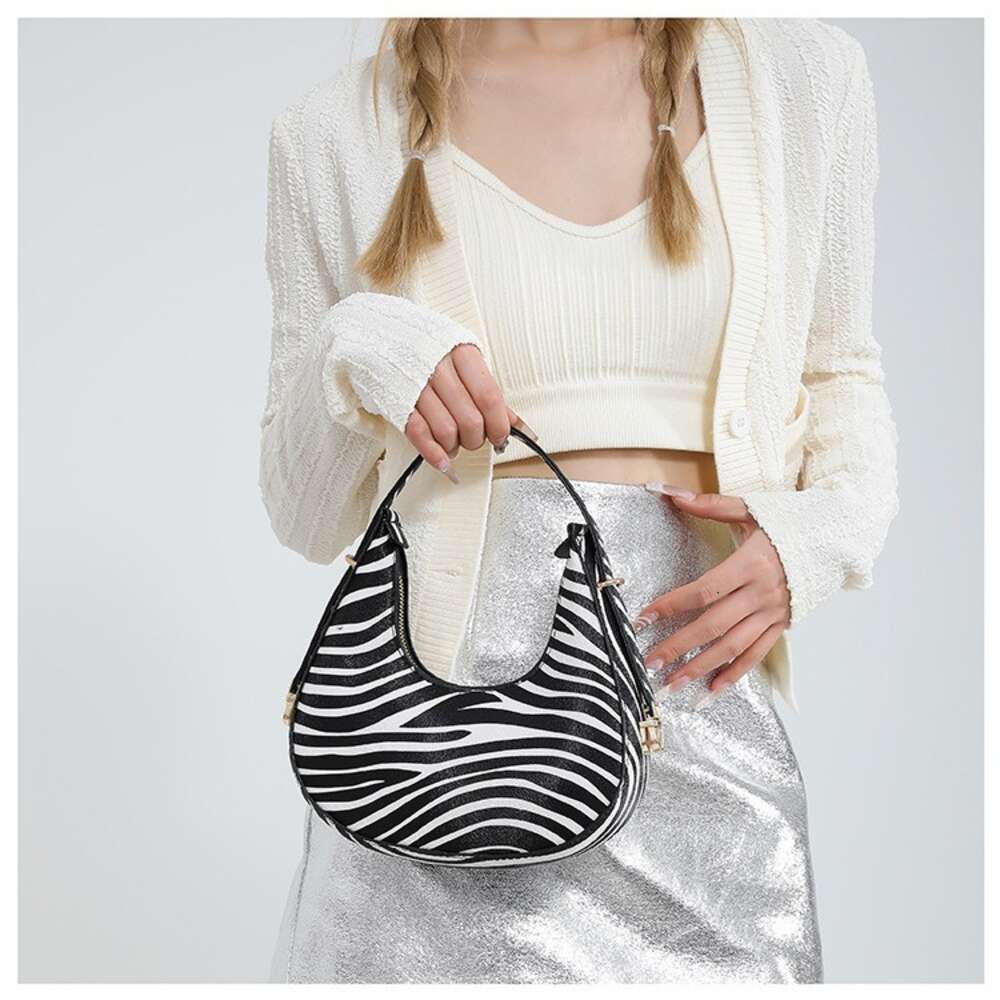 2025 New Women s Zebra Crossbody Bag Shoulder Bag Fashion Designer Elegant Classic Natural Minimalist Style Mini Handbag Wallet Lipstick Storage Bag F