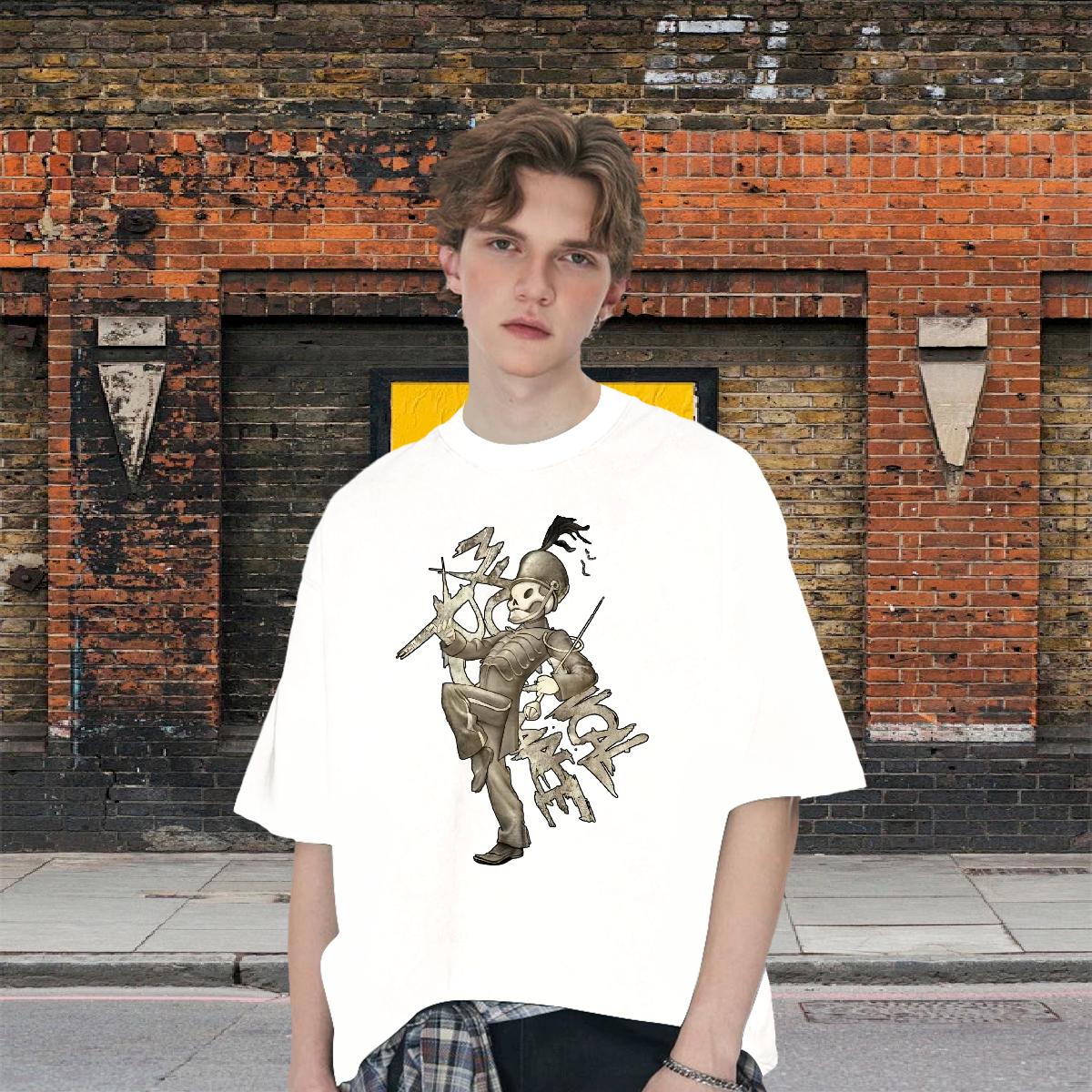 Customized T-Shirts Short sleeve Cotton Soft Sports Casual Men Tops Tees Plus Size Cartoon Brand Tee Shirt