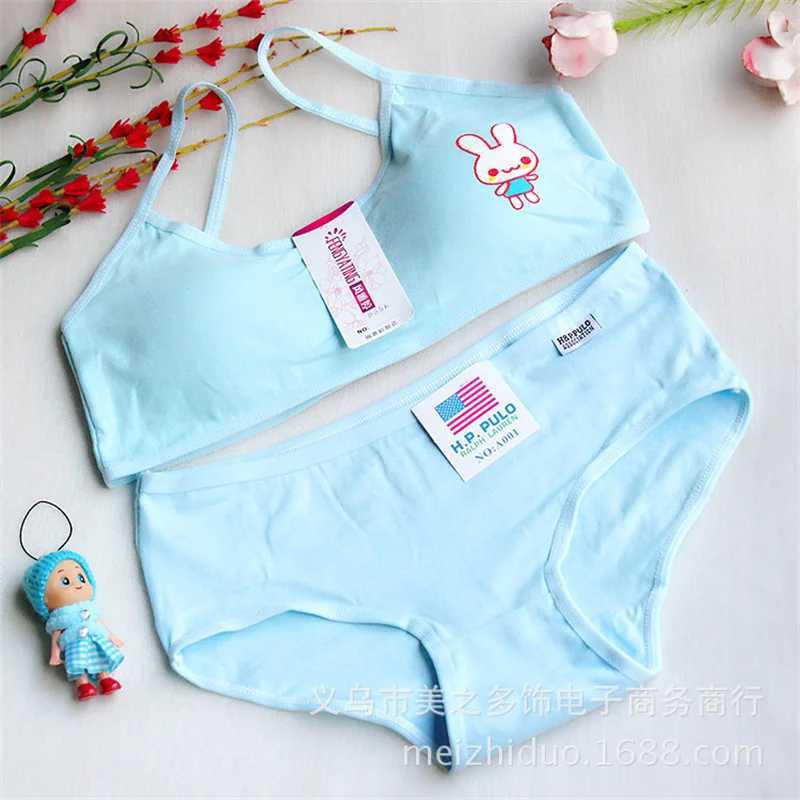 Camisole Camisole Teenage Girls Underwear Girls Underwear Girls Panties and Bra Set Girls Sports Bra Teen Lingerie 8-16Years Training Bras WX5.31