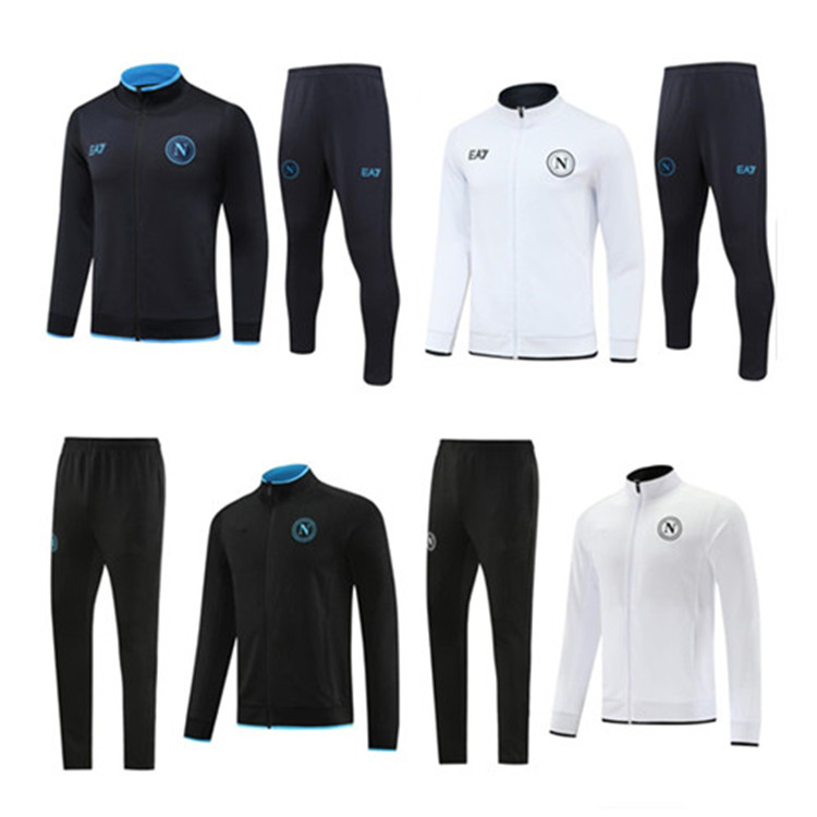 23 24 25 mens football tracksuit Napoli soccer Wear men Naples training survetement foot chandal tuta jogging jacket Sets